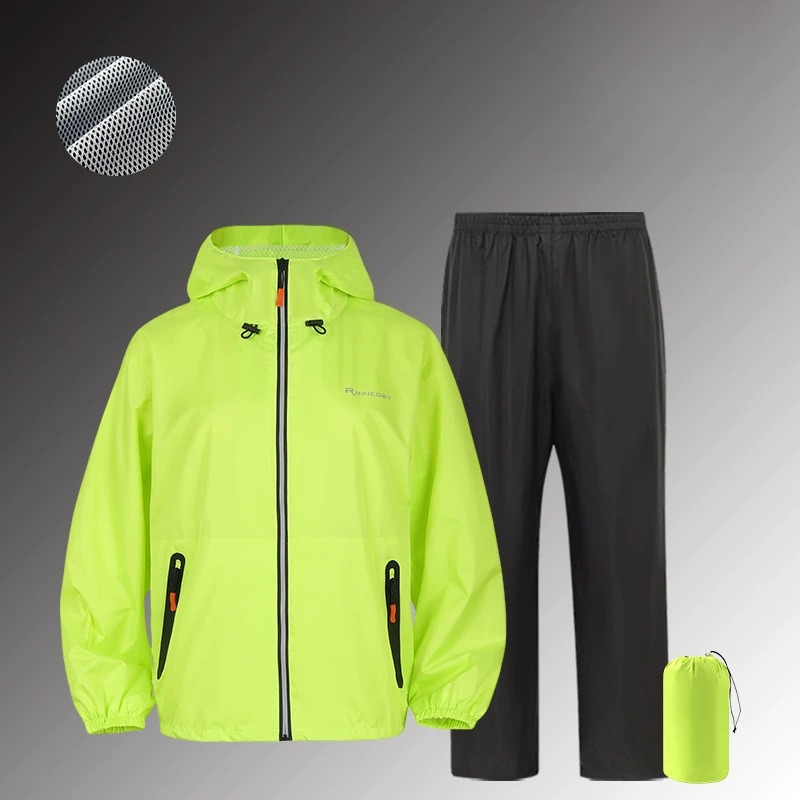 Fishing Rain Suit - Wodoodporny kombinezon przeciwdeszczowy z odblaskami, spodnie