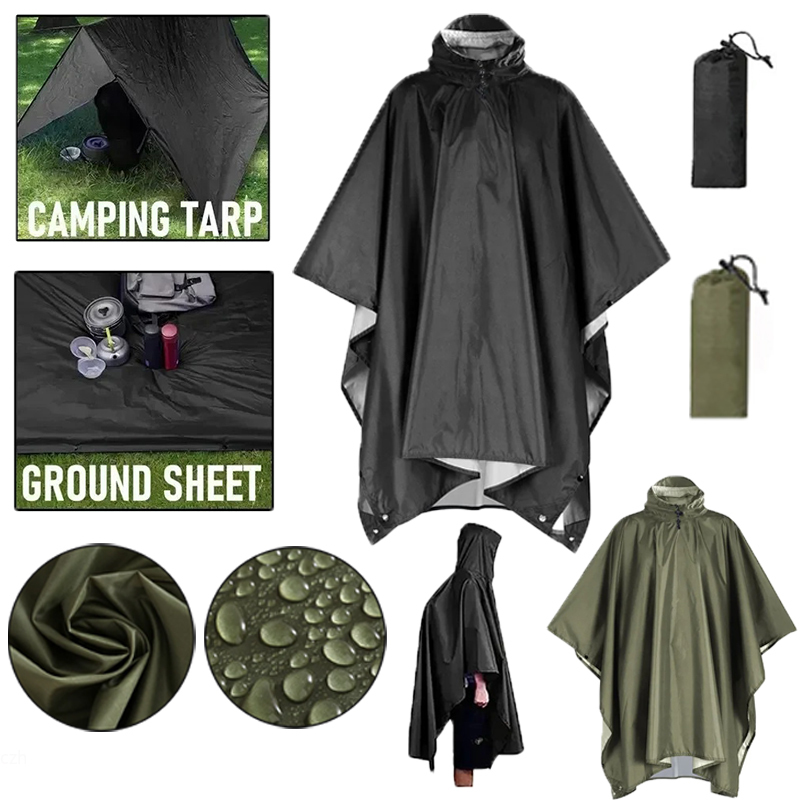 Fishing Rain Suit - Płaszcz przeciwdeszczowy wojskowy 3 w 1