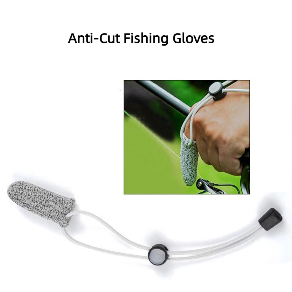 Fishing Gloves - Rękawice wędkarskie z pojedynczym palcem, antypoślizgowe,