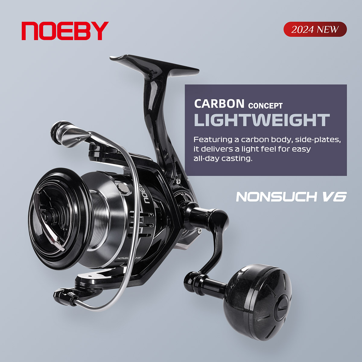 Abu Garcia Reel Max - Kołowrotek wędkarski Noeby Carbon Spinning 2500