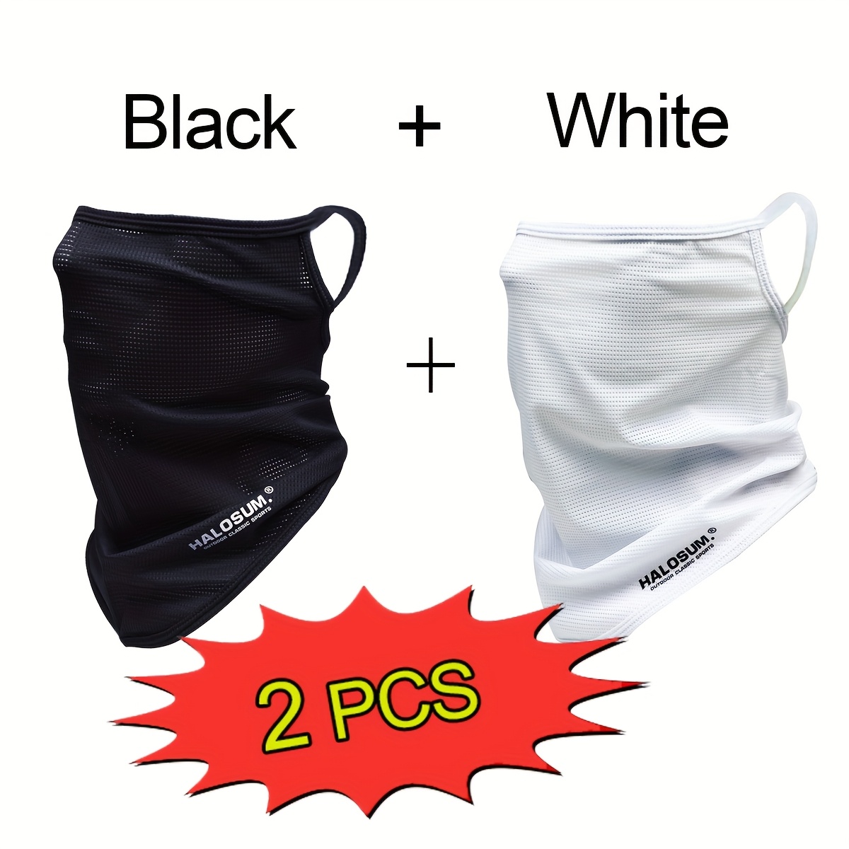 Fishing Mask Sun Protection - 1/2 szt. Maska na twarz z