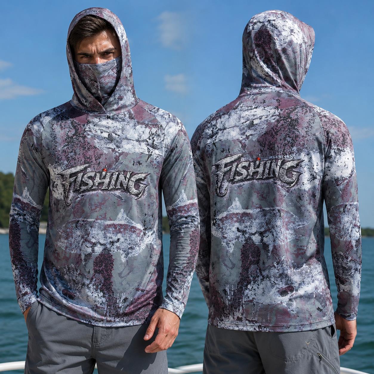Koszulka wędkarska z kapturem  – Fishing Mask Sun Protection recenzja i cena