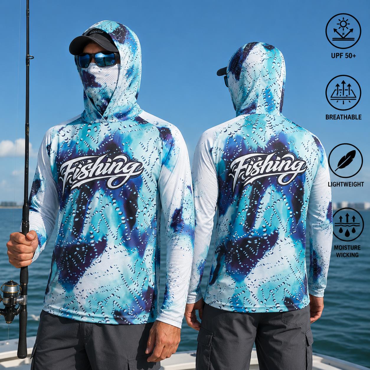 Koszulka wędkarska z kapturem  – Fishing Mask Sun Protection recenzja i cena