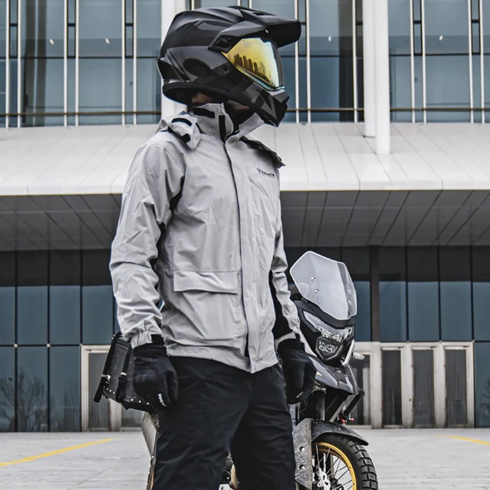 Motocyklowy płaszcz przeciwdes – Fishing Rain Suit recenzja i cena