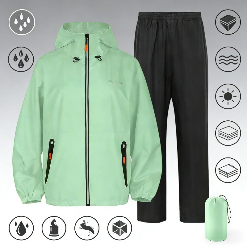 Męski Damski Wodoodporny Kombi – Fishing Rain Suit recenzja i cena