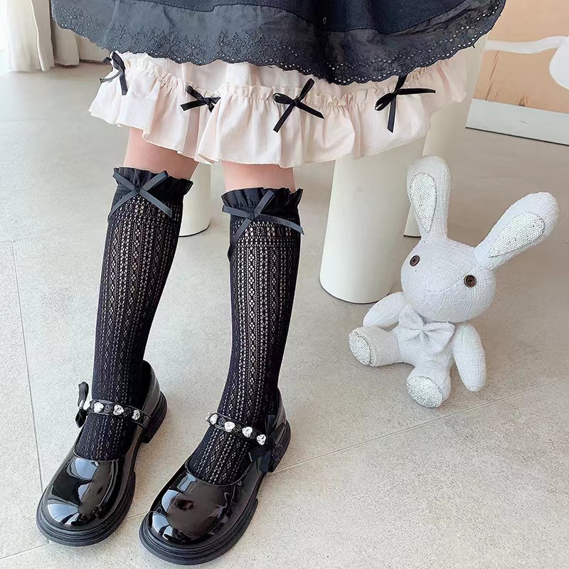 Dziewczęce długie rurki koronk – Fishing Socks recenzja i cena